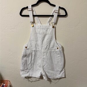 Universal Thread White Short Overalls